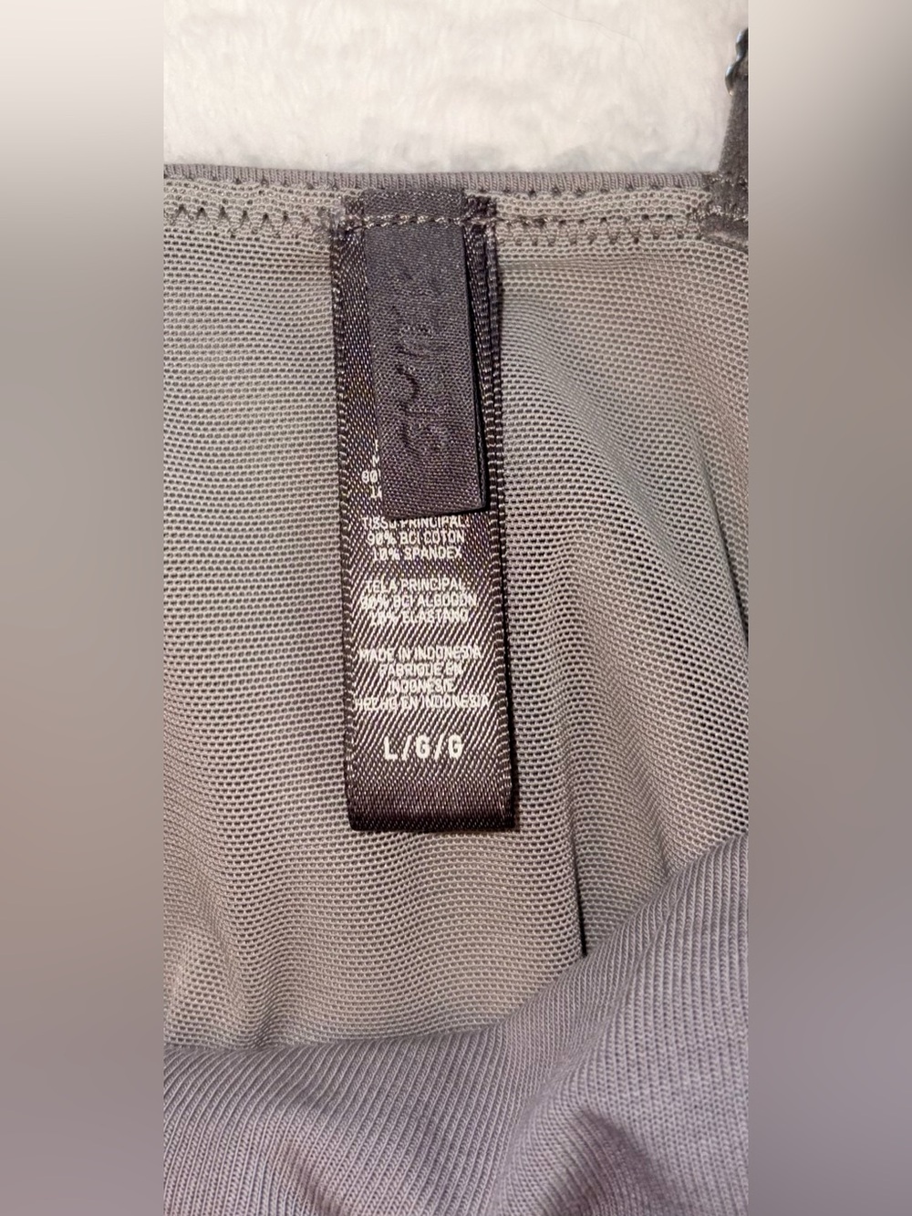 SKIMS Corset Mini Dress Mauve Grey sz L - Picture 4 of 9